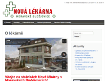 Tablet Screenshot of novalekarnamb.cz